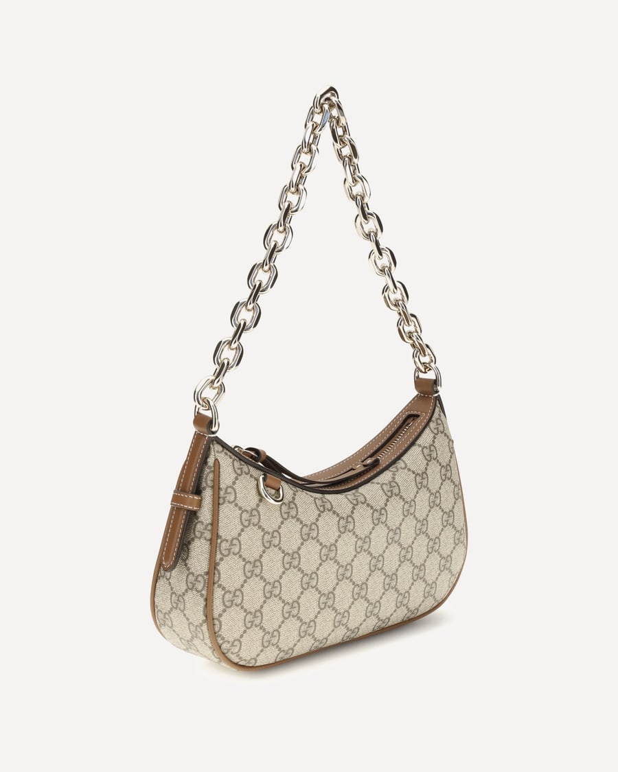 Gucci Small GG Emblem Shoulder Bag, view 2