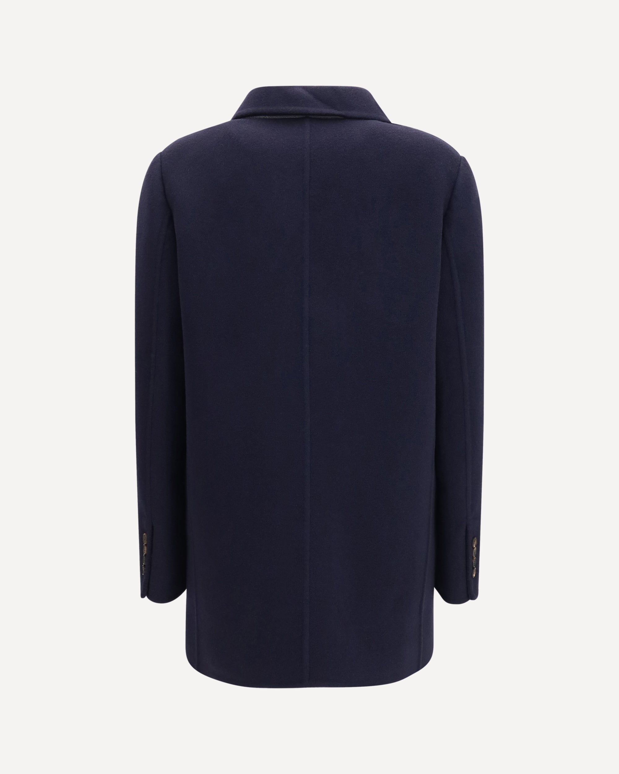 Brunello Cucinelli Single-breasted wool and cashmere Jacket, view 2