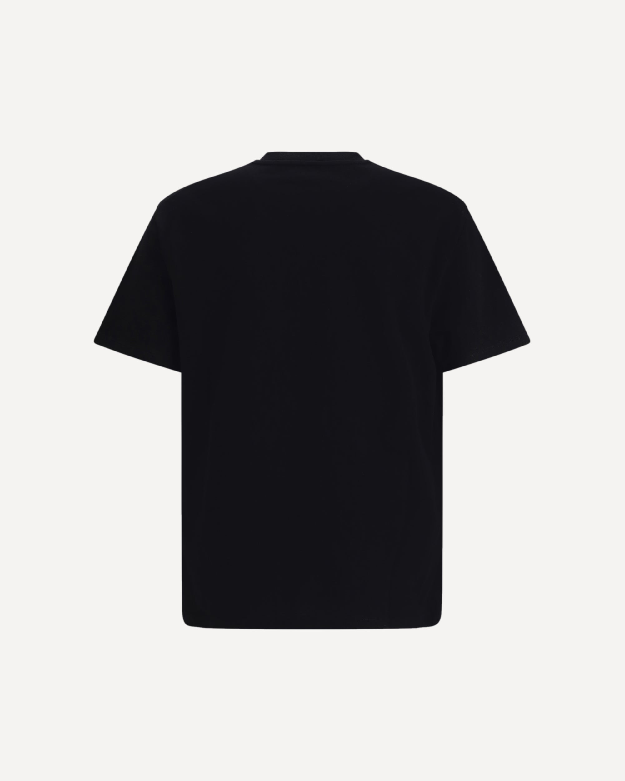 Jil Sander Crewneck cotton T-shirt with printed logo, view 2