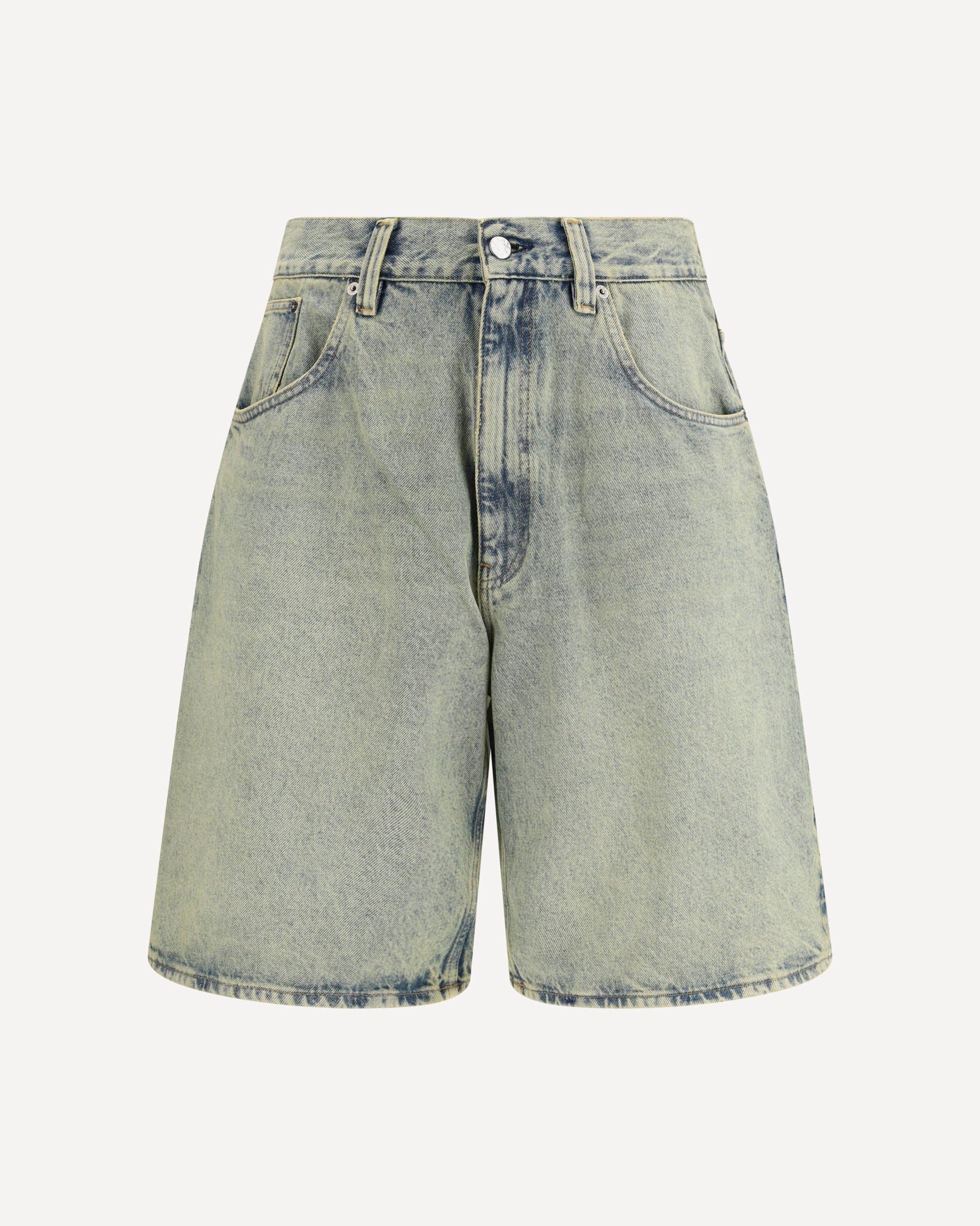 SUNFLOWER Super Wide Denim Bermuda Shorts