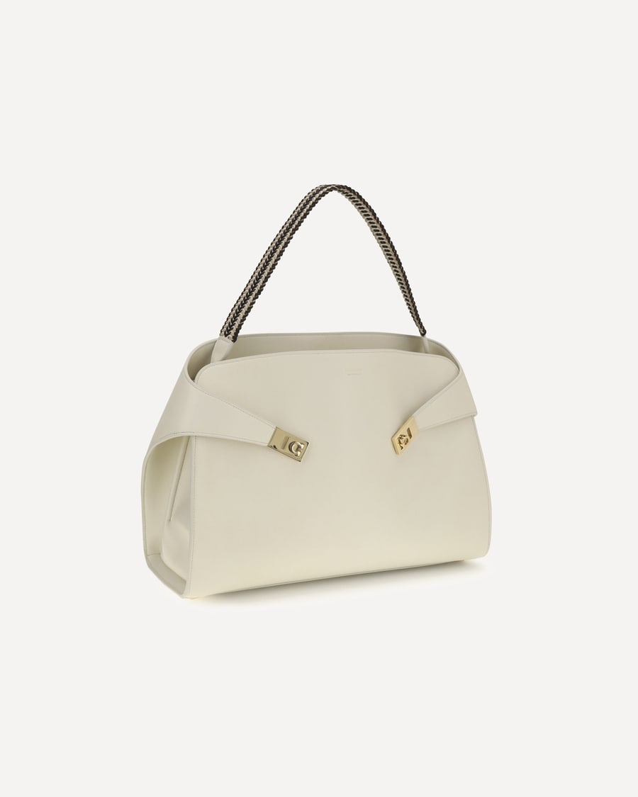 Ferragamo large Hug Soft Shoulder Bag, view 4