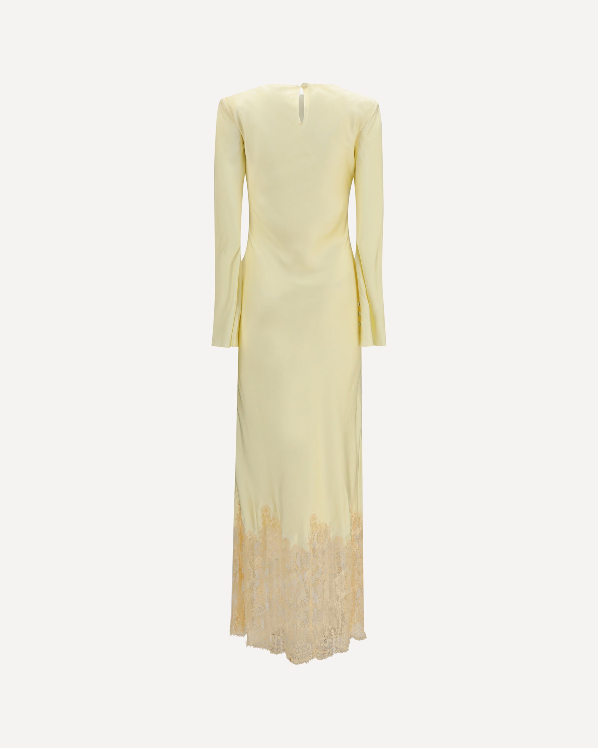 self-portrait Long viscose Dress, view 2