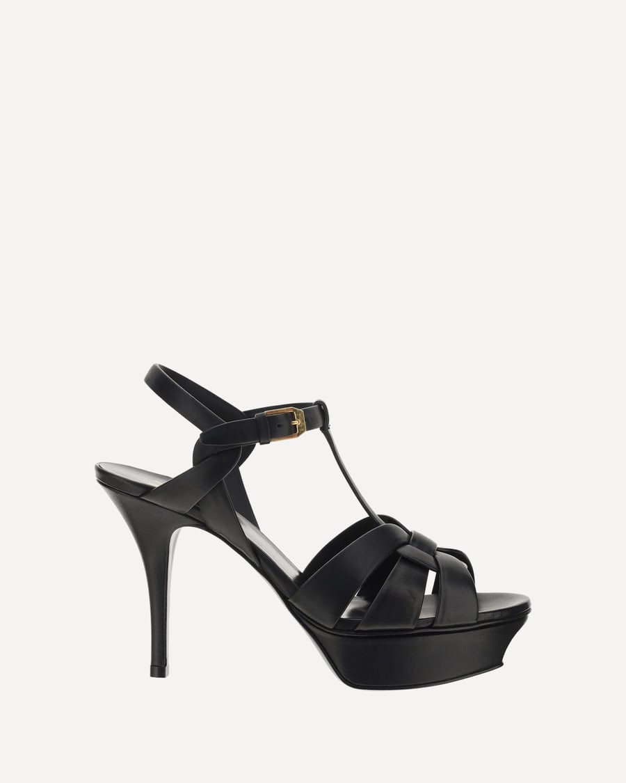 Saint Laurent Leather platform Sandals