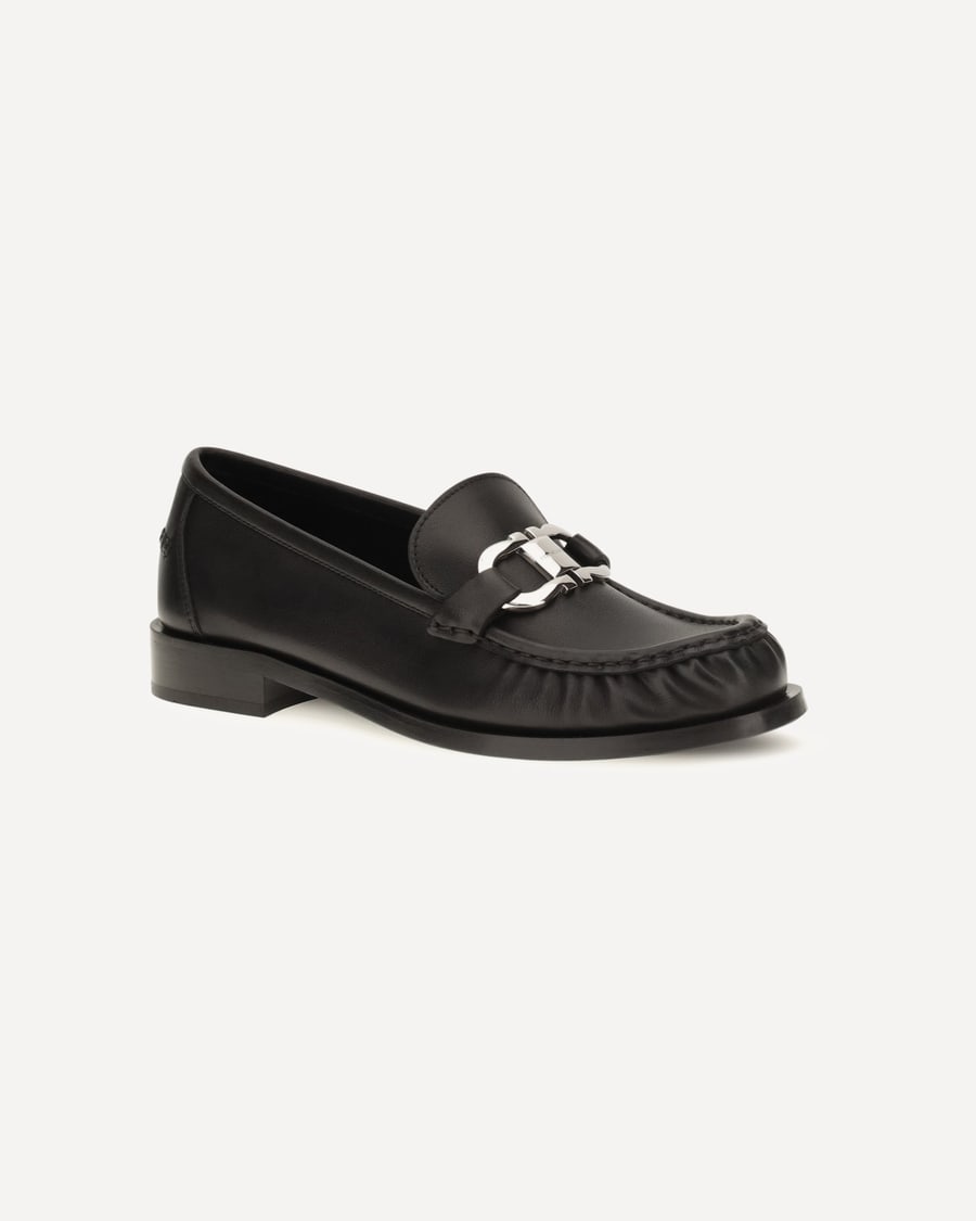 Ferragamo Leather Loafers, view 4