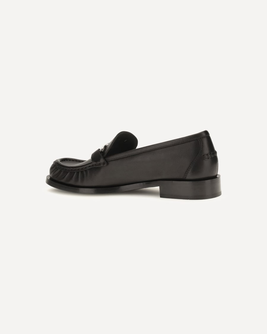 Ferragamo Leather Loafers, view 5