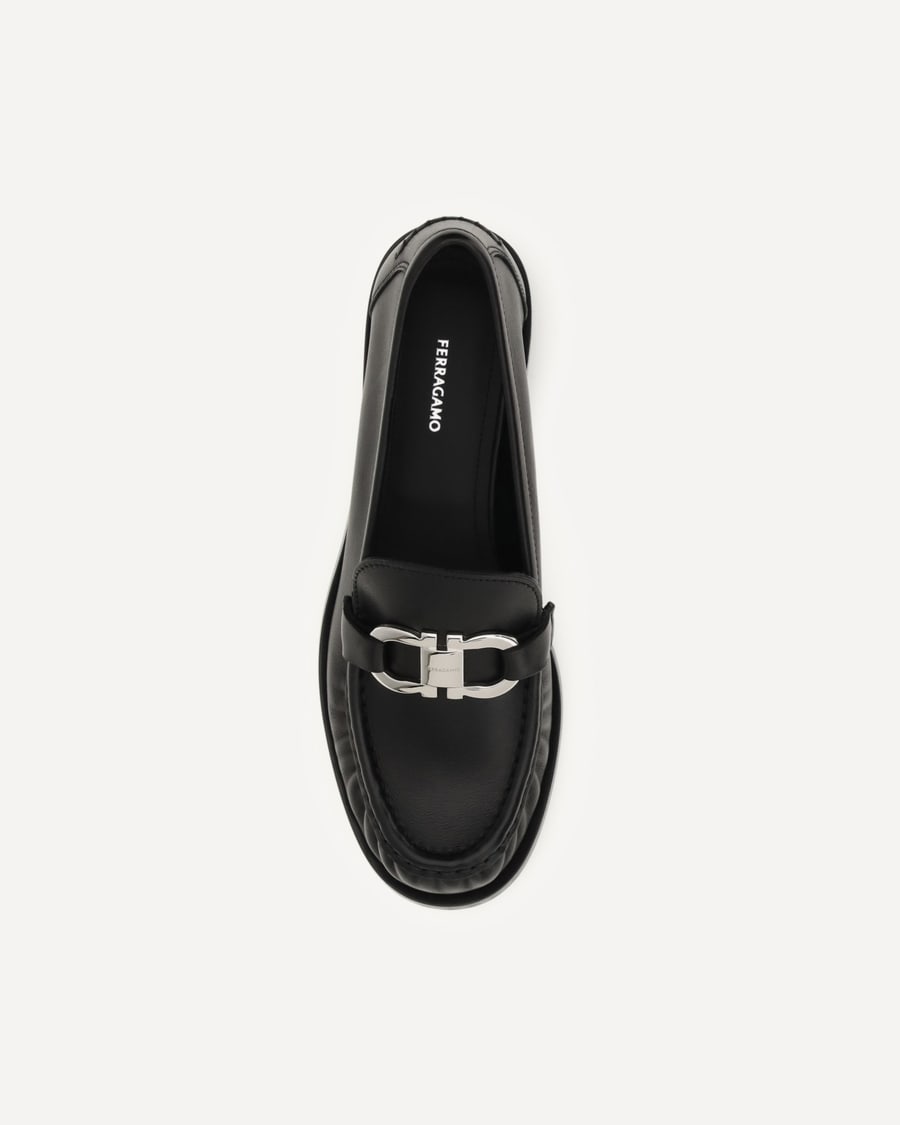 Ferragamo Leather Loafers, view 6