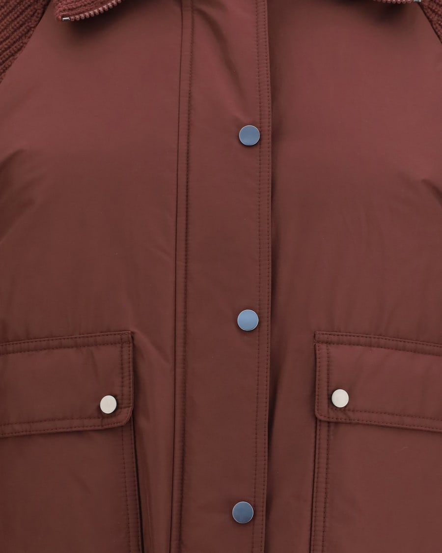 Brunello Cucinelli Down Jacket with wool sleeves, view 5