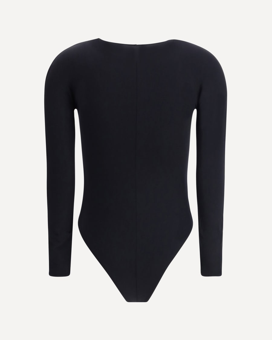 WOLFORD V-Neck Bodysuit, view 4