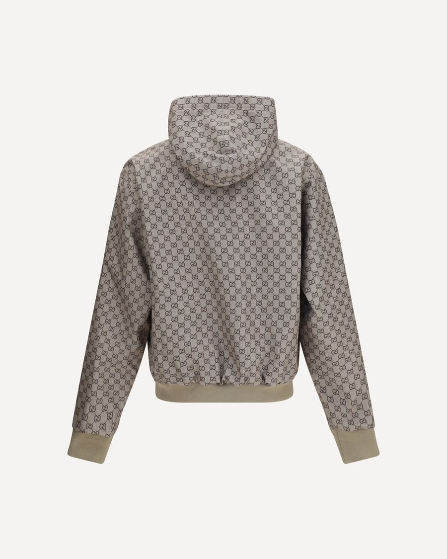 Gucci Reversible zip Jacket in cotton, view 6