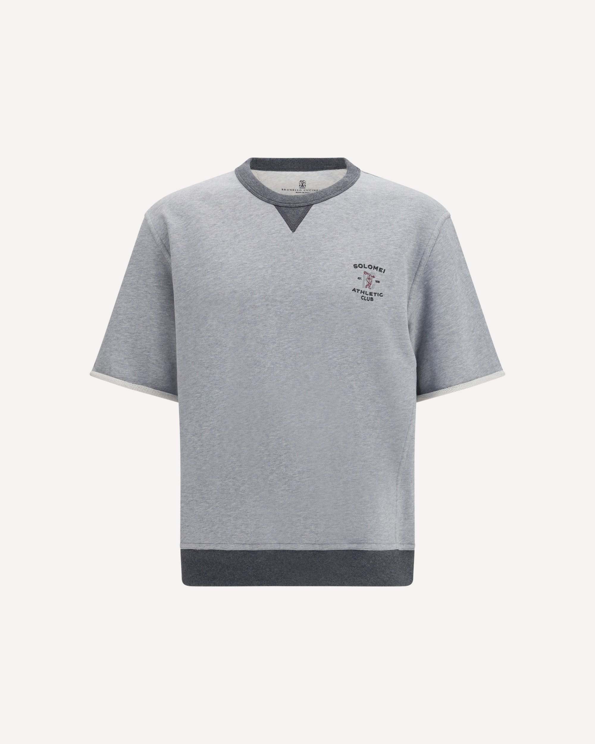 Brunello Cucinelli Melange fabric T-shirt