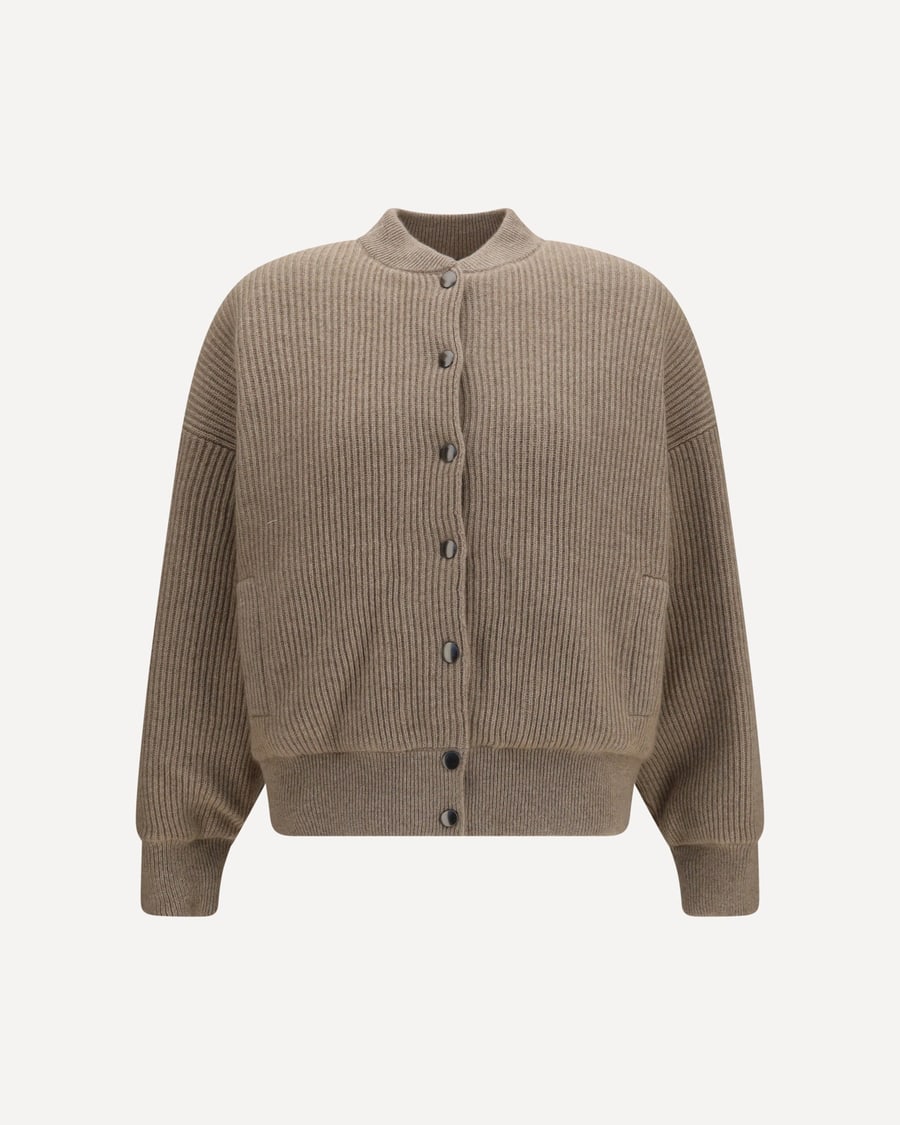 Brunello Cucinelli Ribbed cashmere Bomber