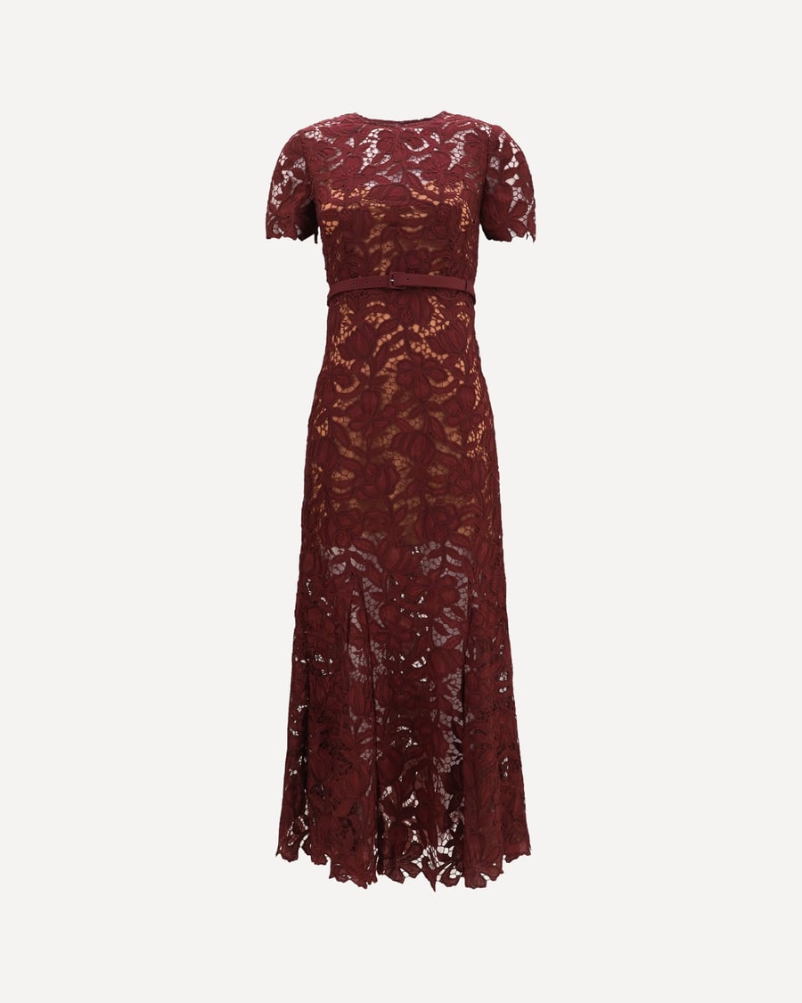 self-portrait Midi lace Dress