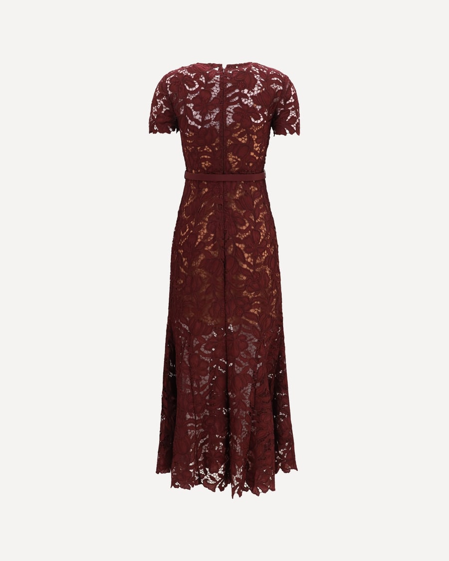 self-portrait Midi lace Dress, view 4