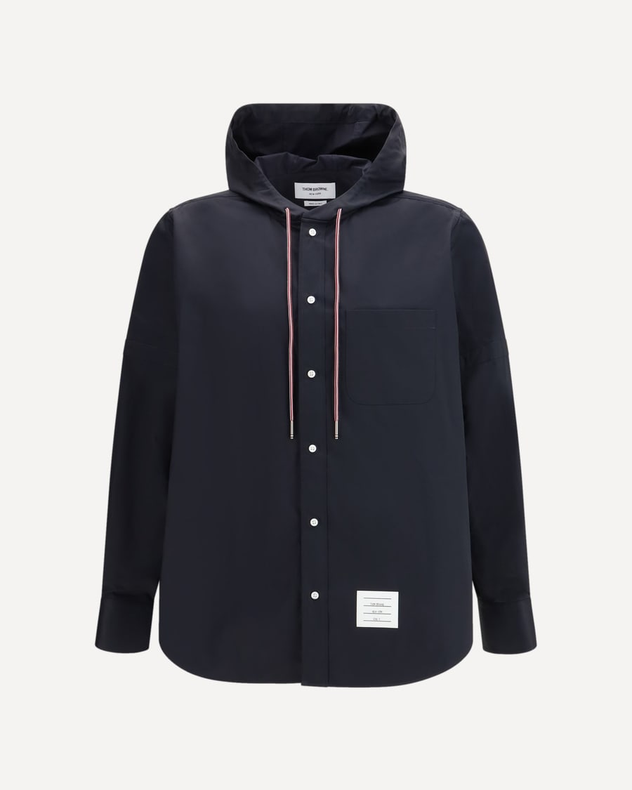 Thom Browne Nylon cotton hooded Jacket