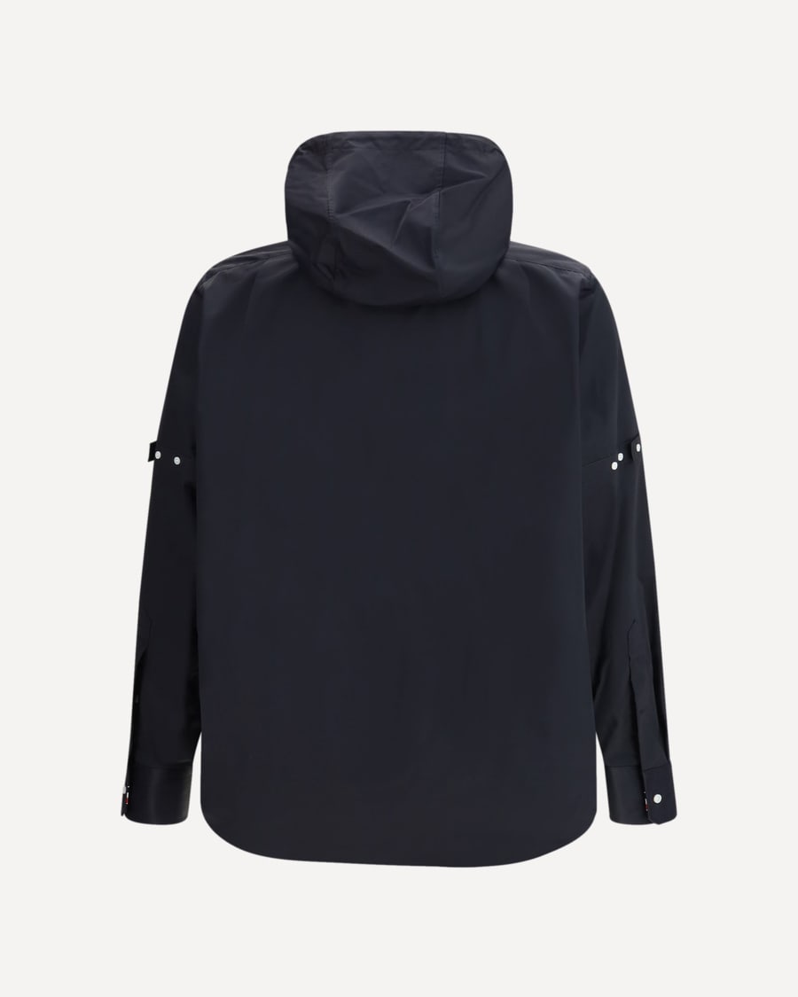 Thom Browne Nylon cotton hooded Jacket, view 2