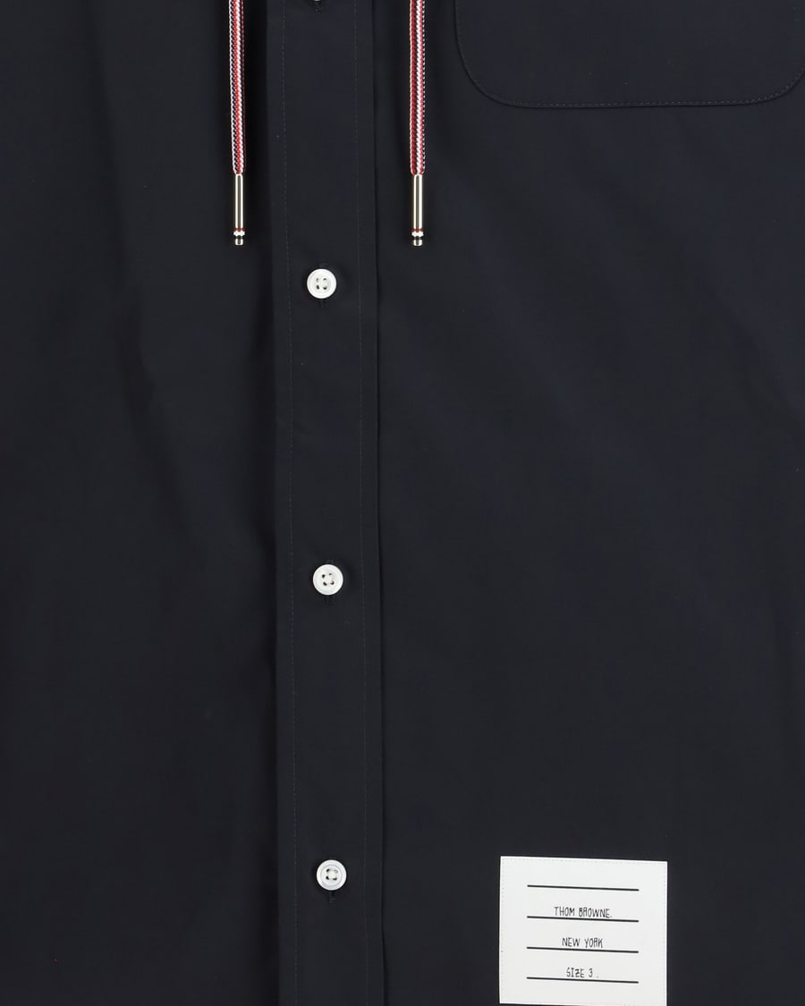 Thom Browne Nylon cotton hooded Jacket, view 5