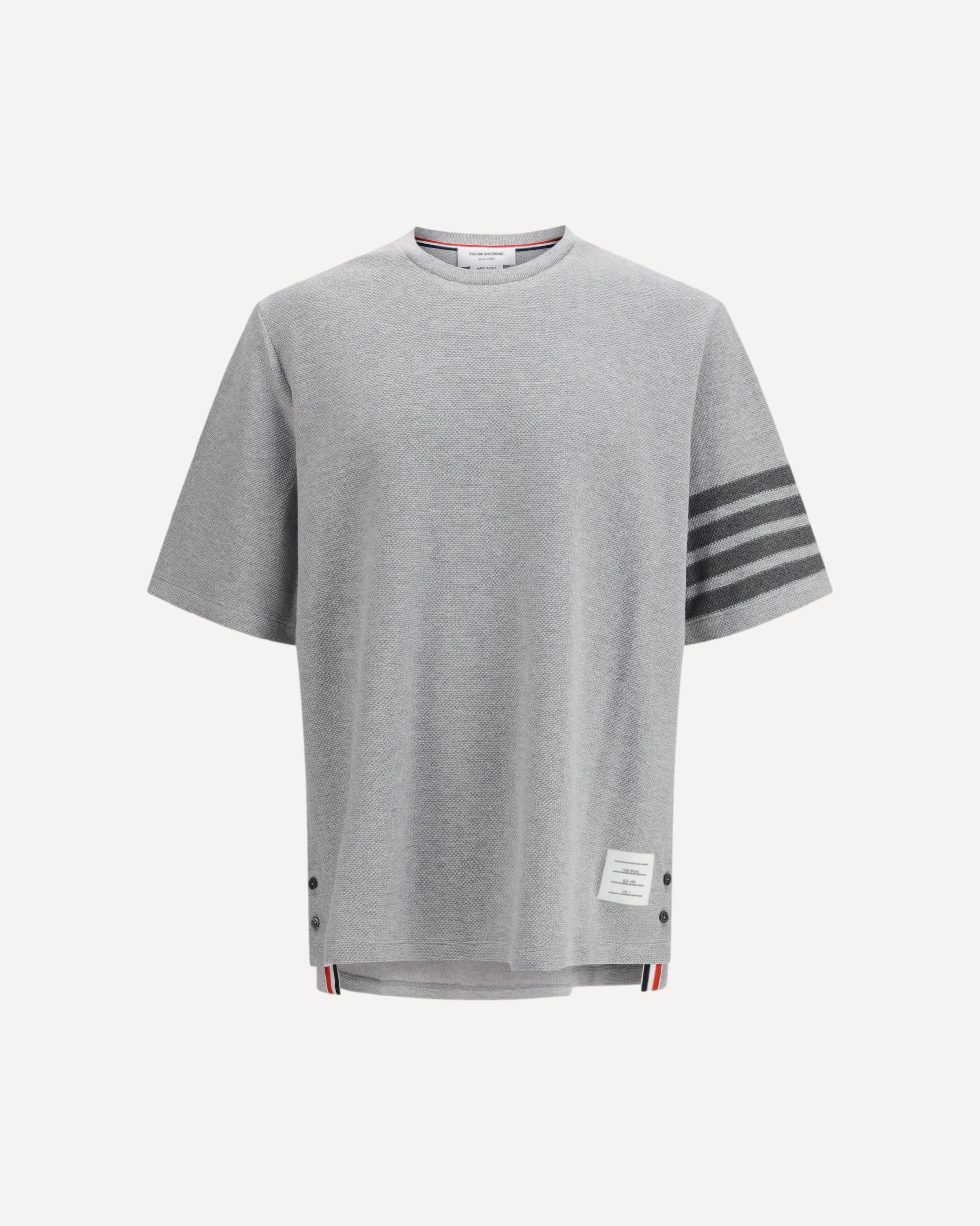 Thom Browne Textured cotton piqué T-shirt