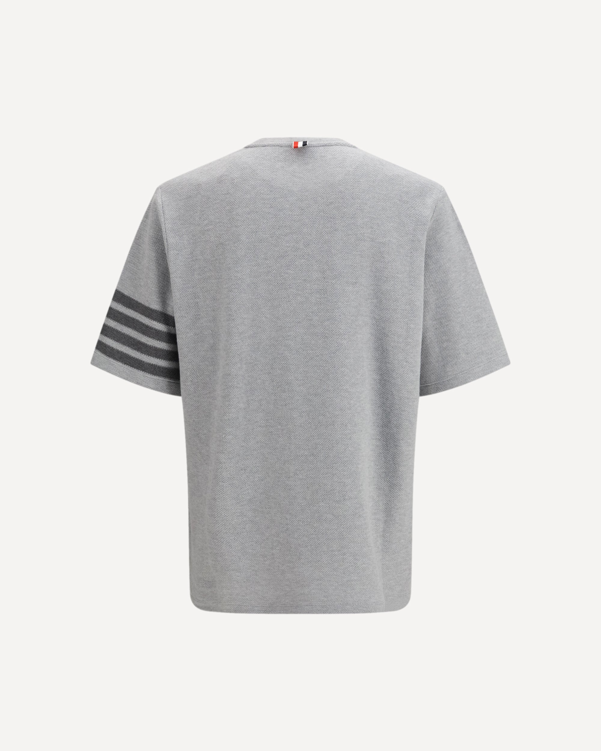 Thom Browne Textured cotton piqué T-shirt, view 2