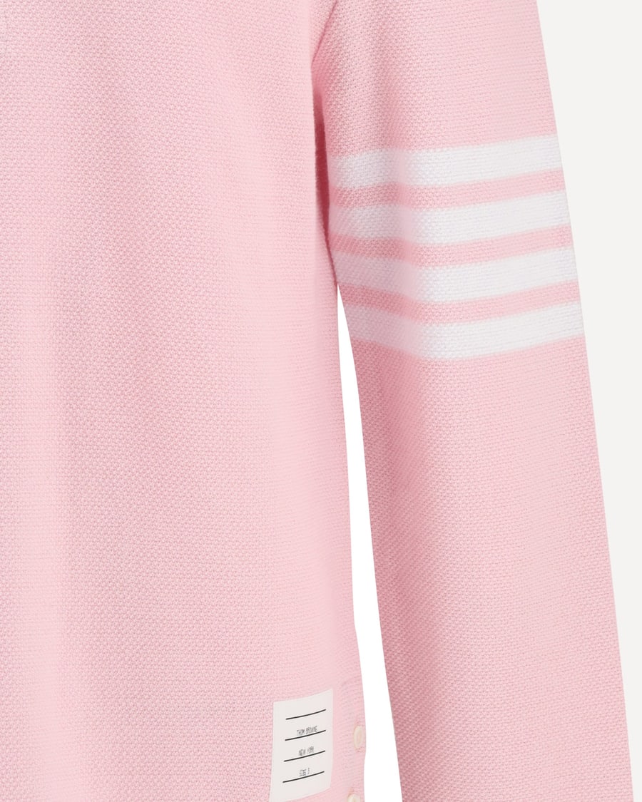 Thom Browne Piqué long-sleeve Polo, view 5
