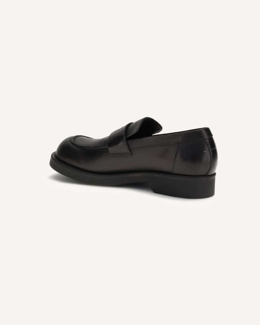 MM6 Loafers with visible topstitching, view 5