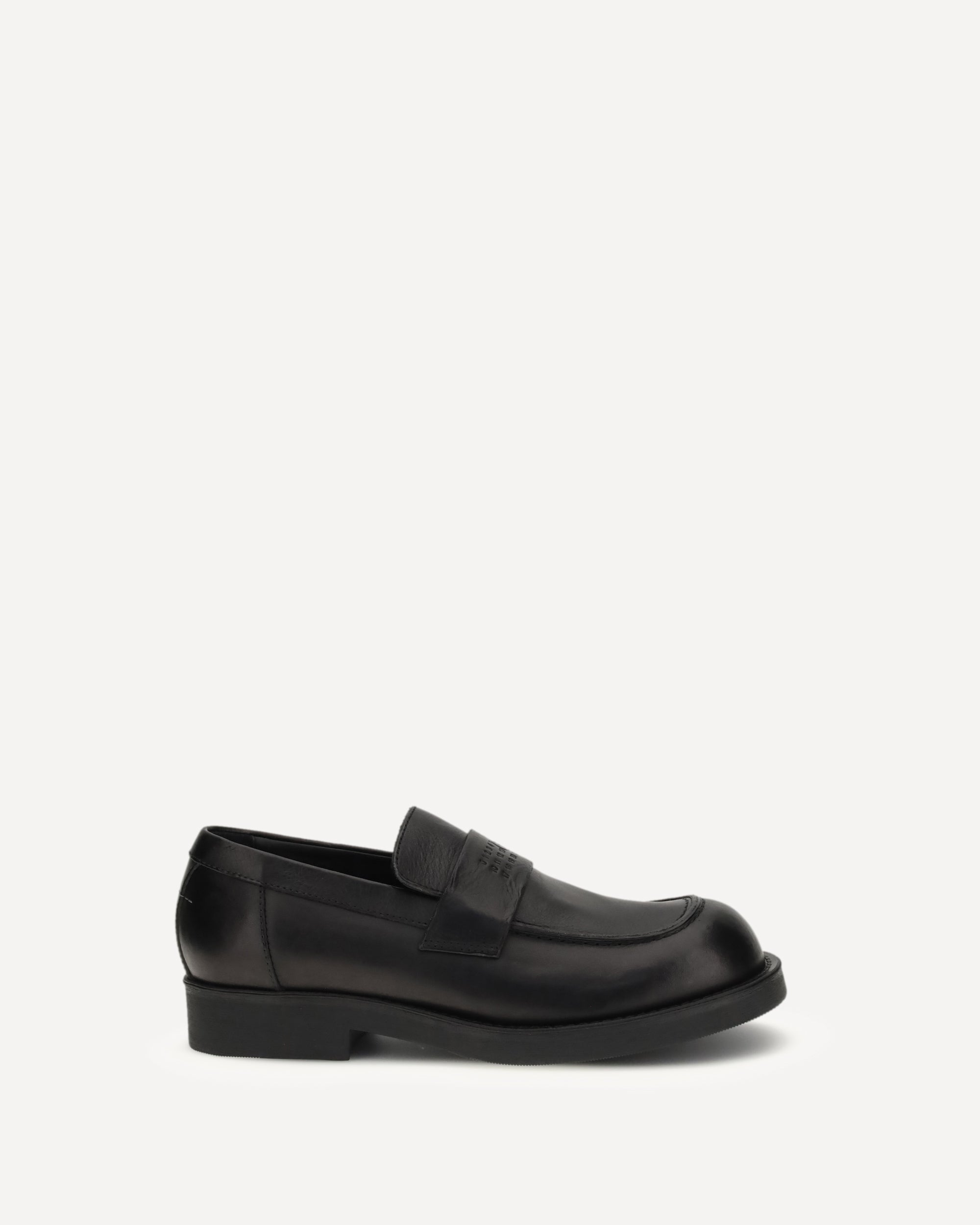 MM6 Loafers with visible topstitching
