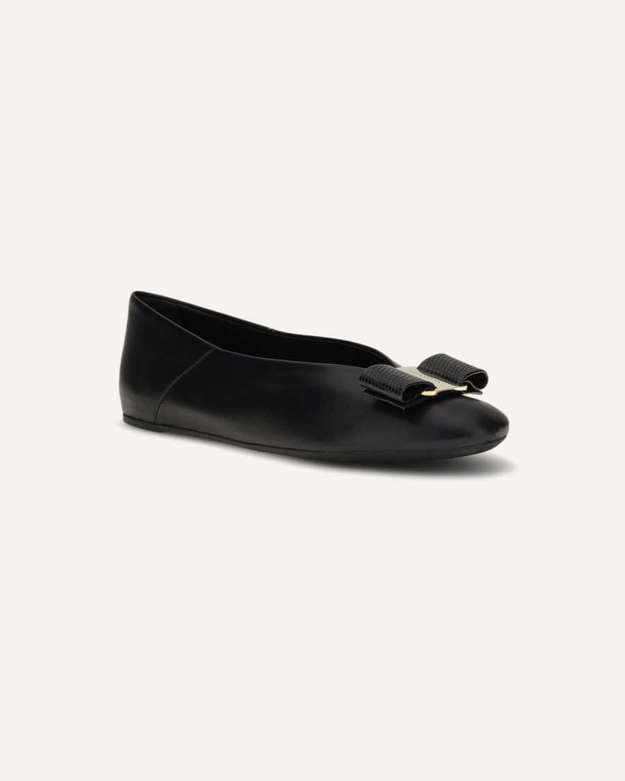 Ferragamo Vara Bow Ballerinas, view 4