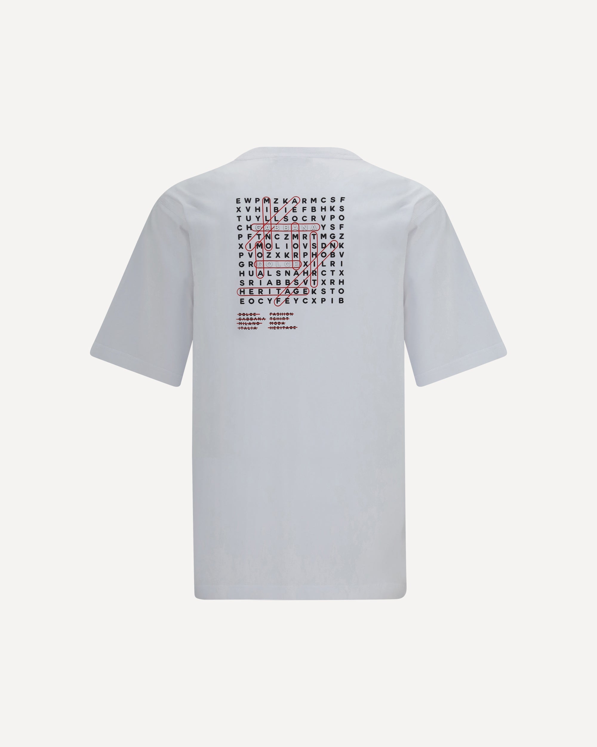Dolce & Gabbana Cotton T-shirt with back print, view 2