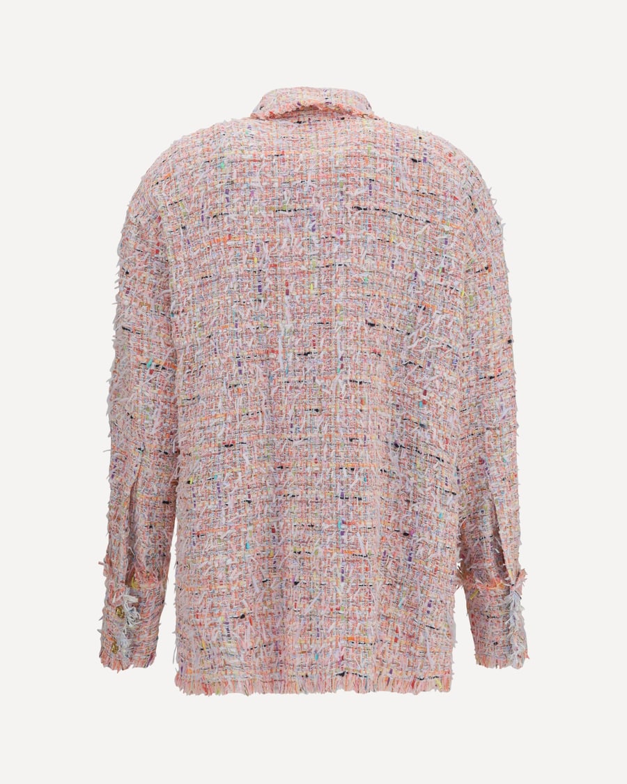 Balmain Tweed Shirt, view 4