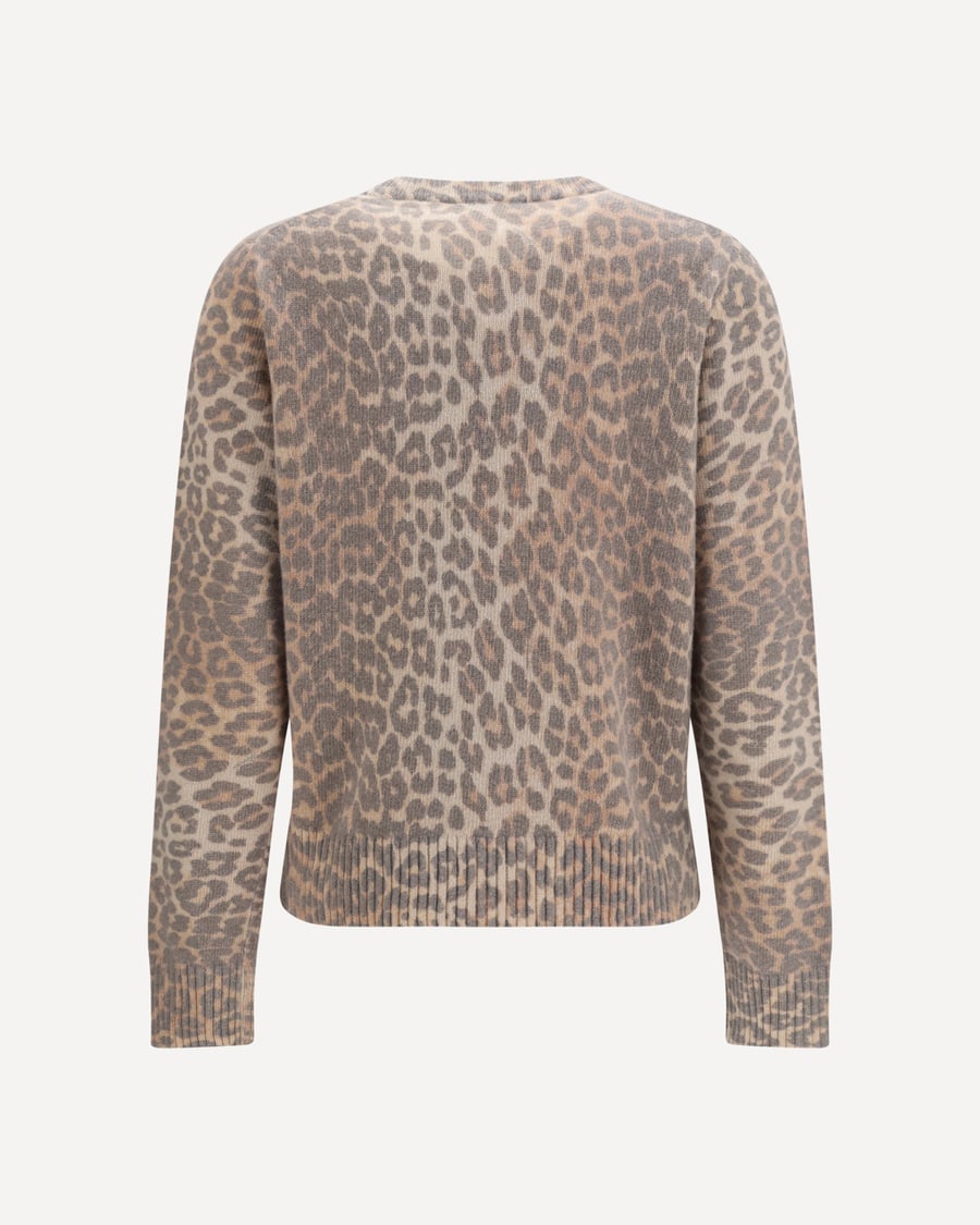 Ganni Tiger-print Sweater, view 2