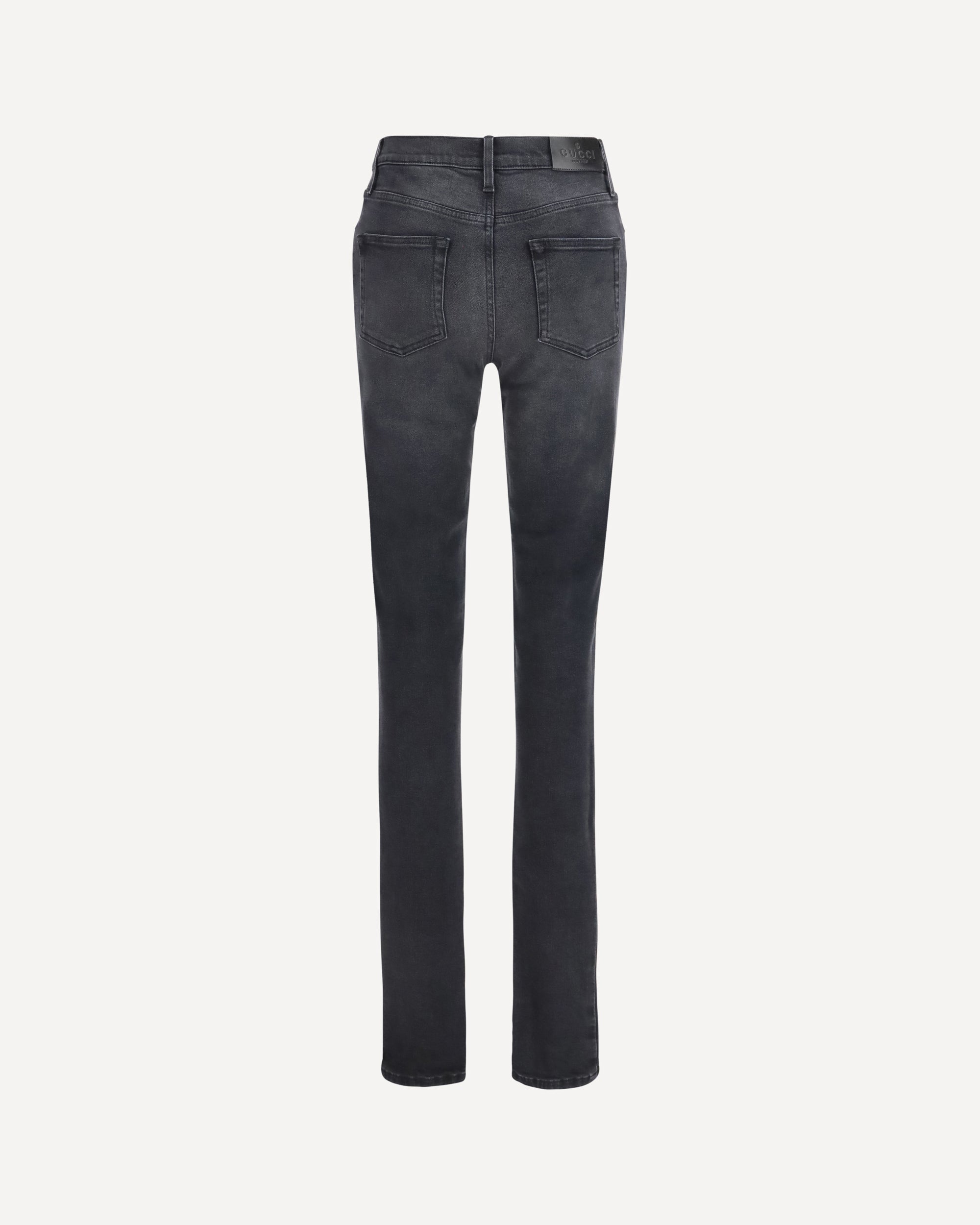 Gucci Skinny washed cotton denim Jeans, view 2