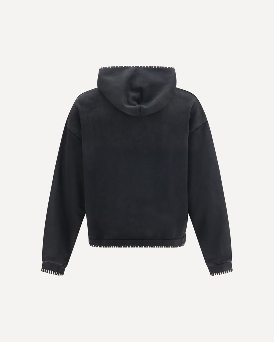 FOUND Hoodie with stitch details, view 2