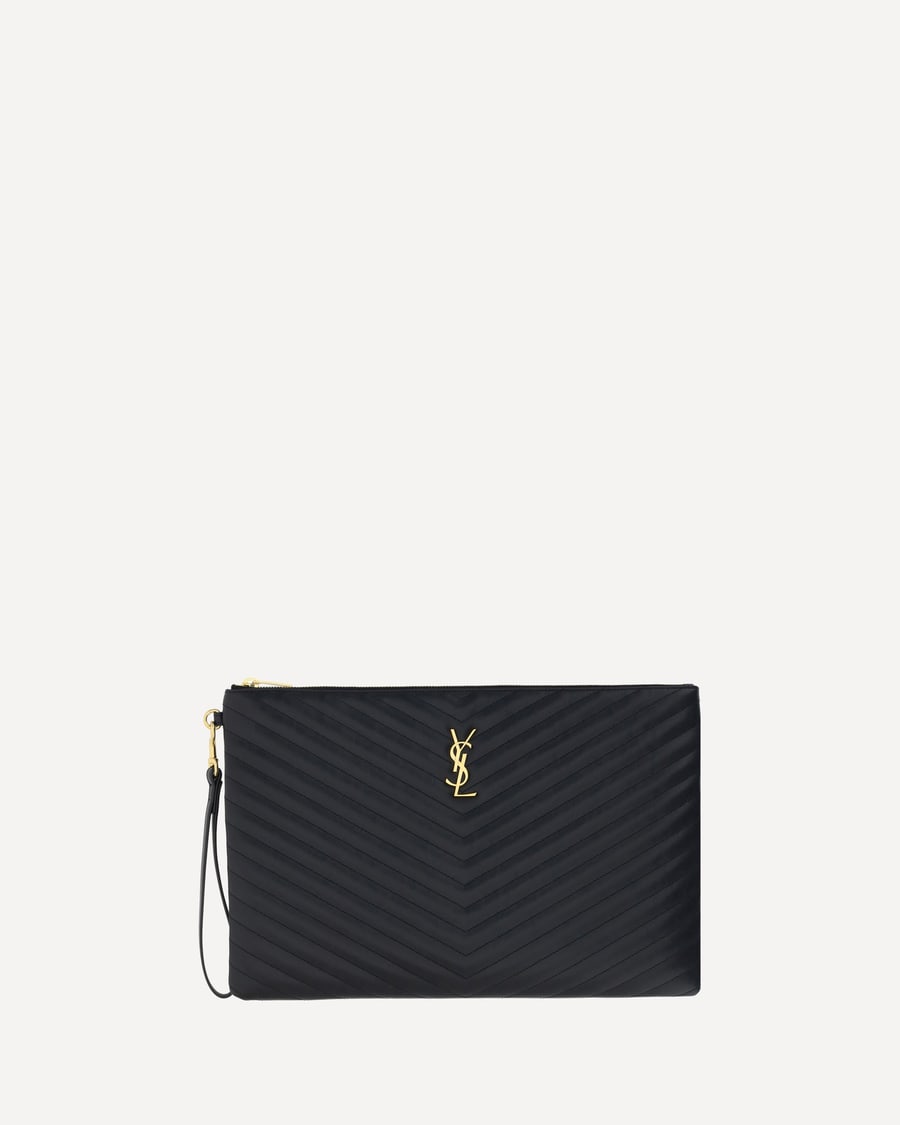 Saint Laurent Leather Pouch