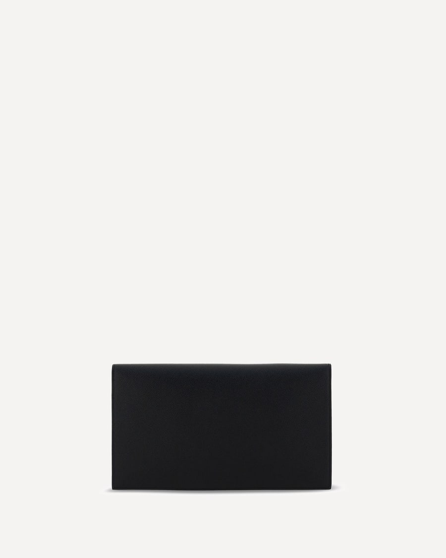 Saint Laurent Leather Pochette, view 2