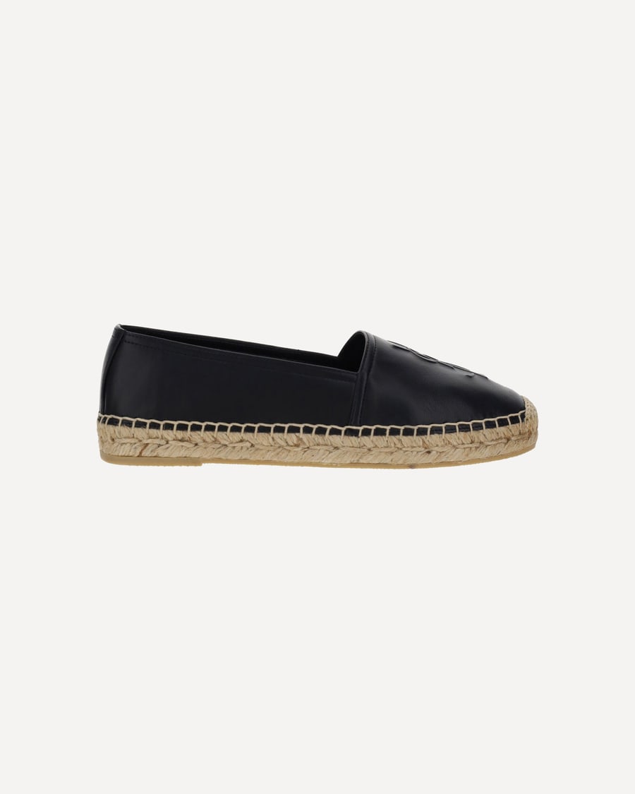 Saint Laurent Lambskin Espadrilles, view 3