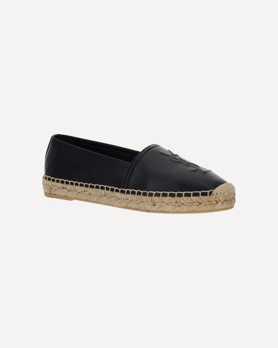 Saint Laurent Lambskin Espadrilles, view 4