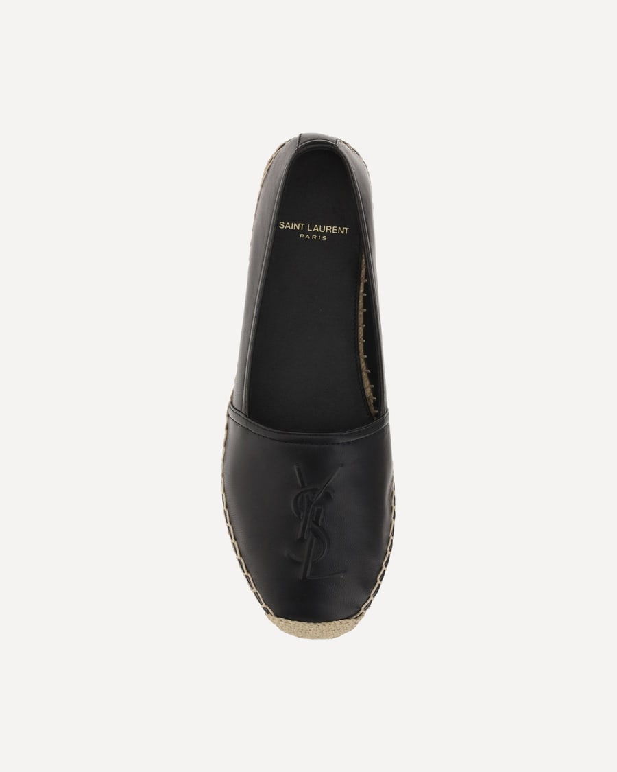 Saint Laurent Lambskin Espadrilles, view 6