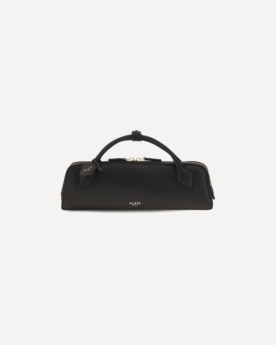 Alaïa Satin Le Teckel Clutch, view 3