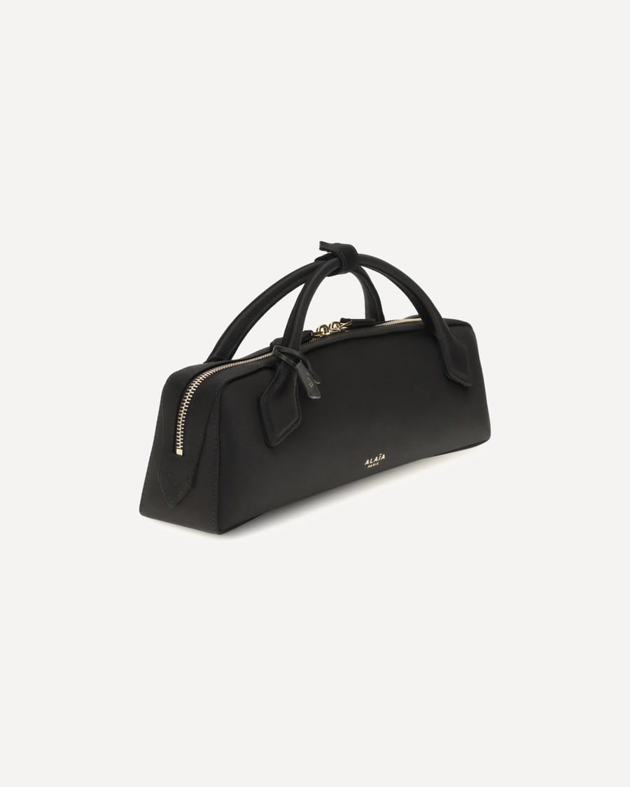 Alaïa Satin Le Teckel Clutch, view 4