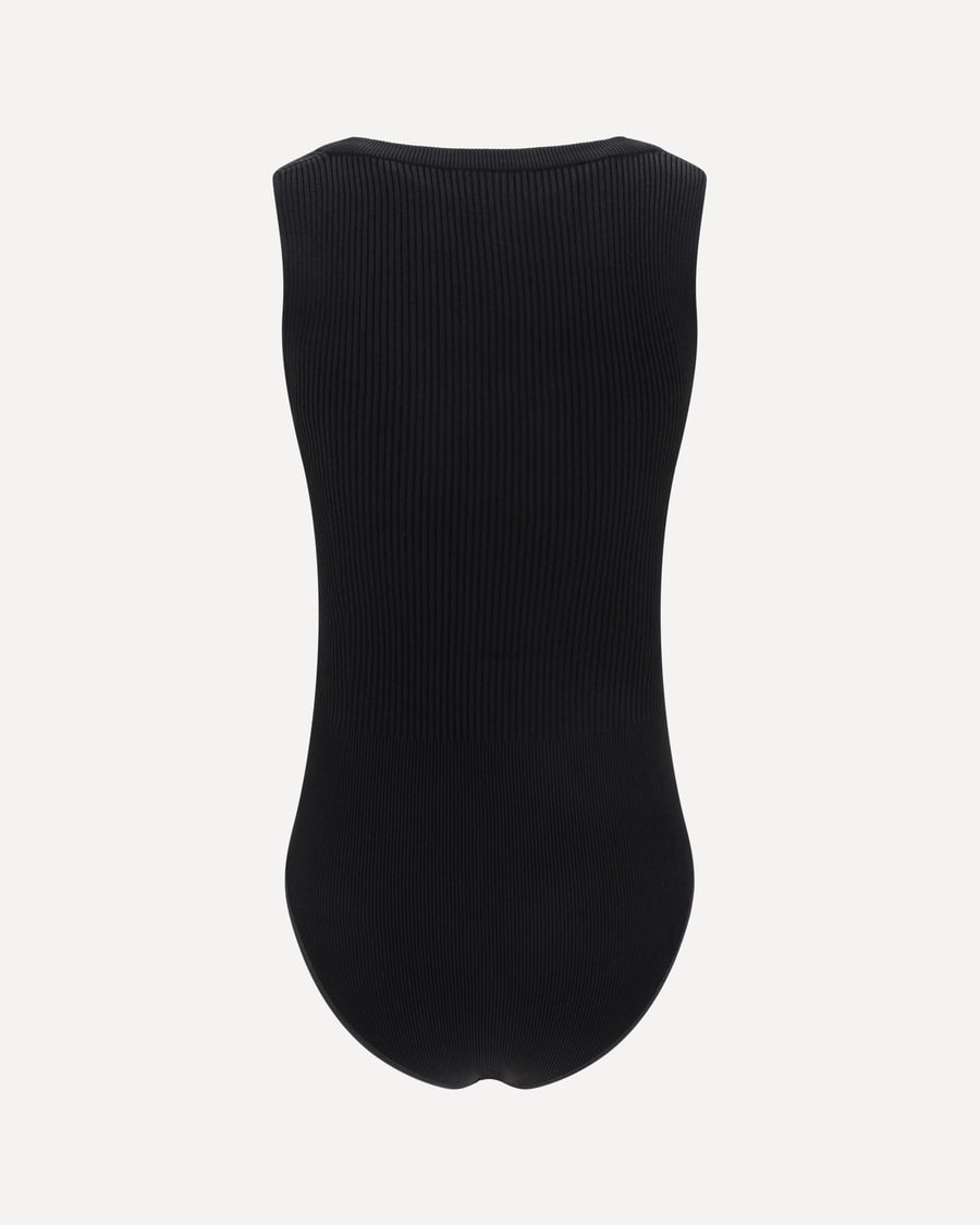 Alaïa Ribbed design Bodysuit, view 4