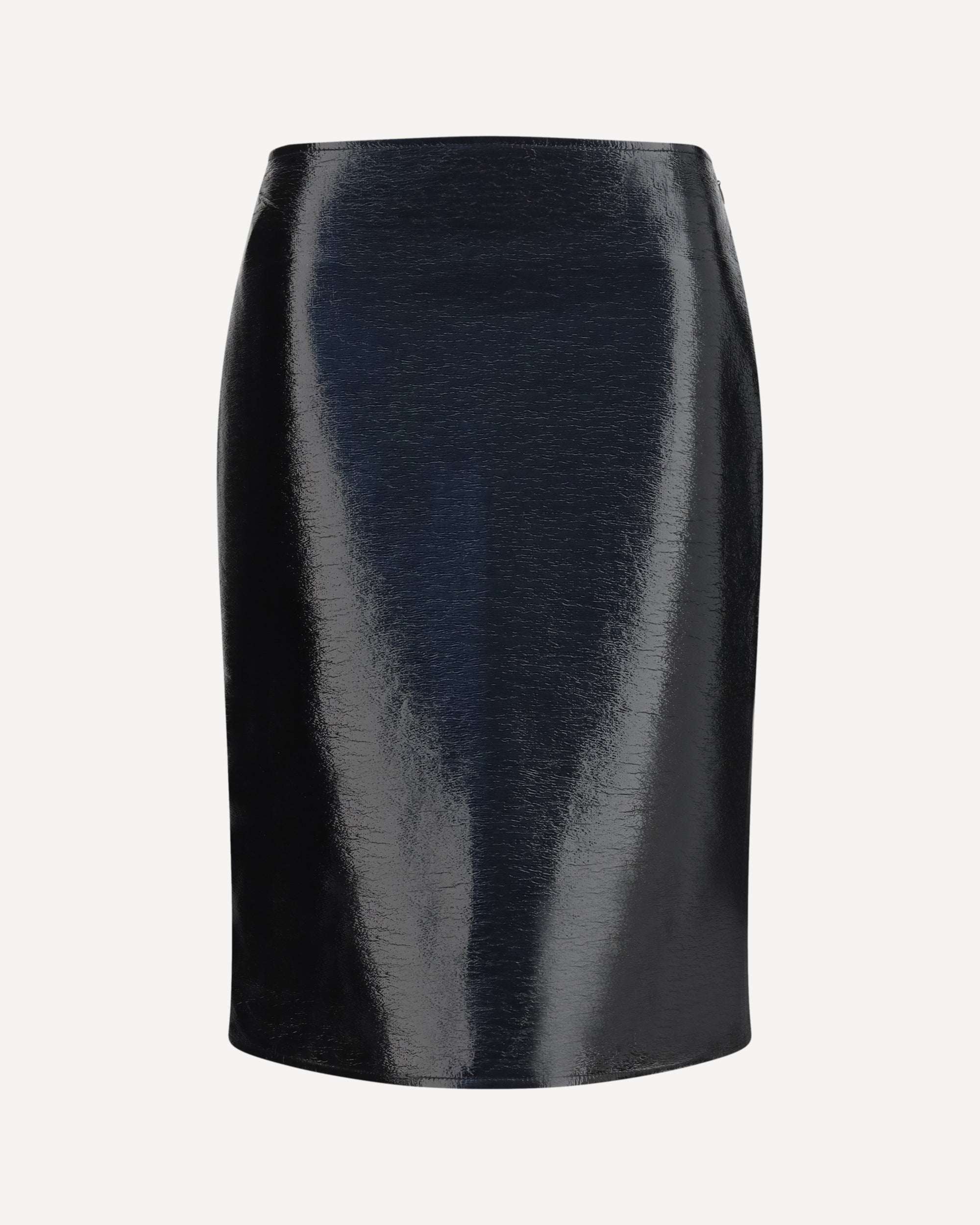 COURRÈGES Vinyl midi Skirt