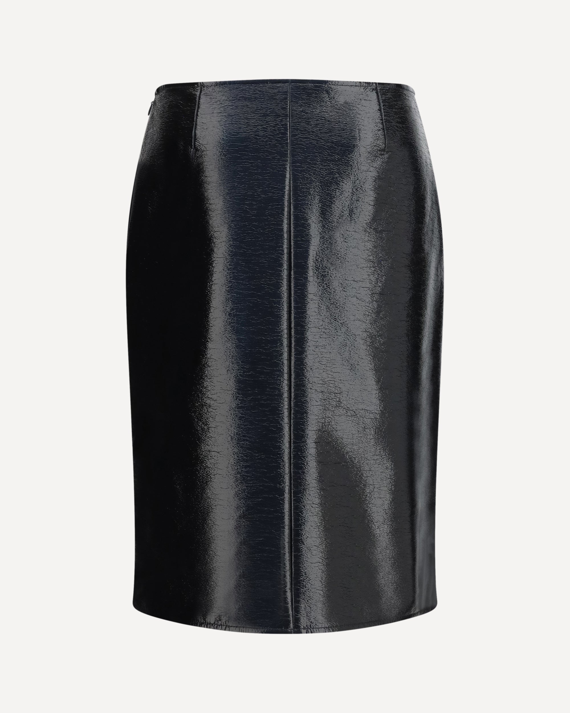 COURRÈGES Vinyl midi Skirt, view 2
