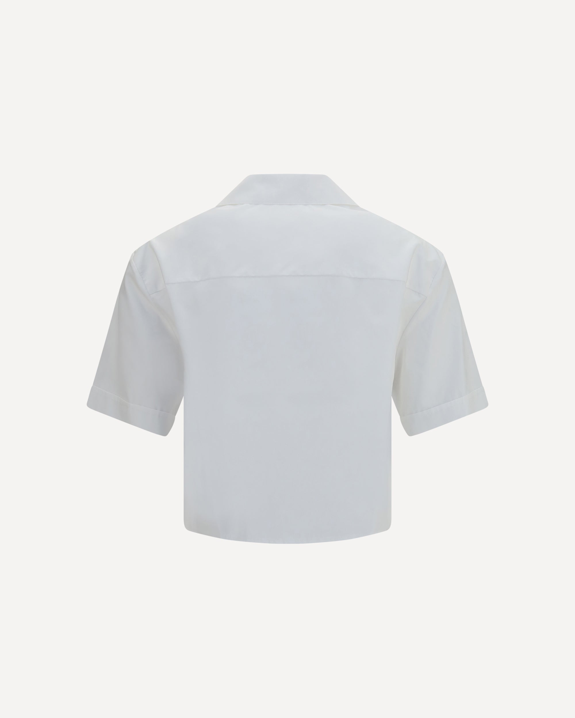 Versace Cropped cotton poplin Shirt, view 2