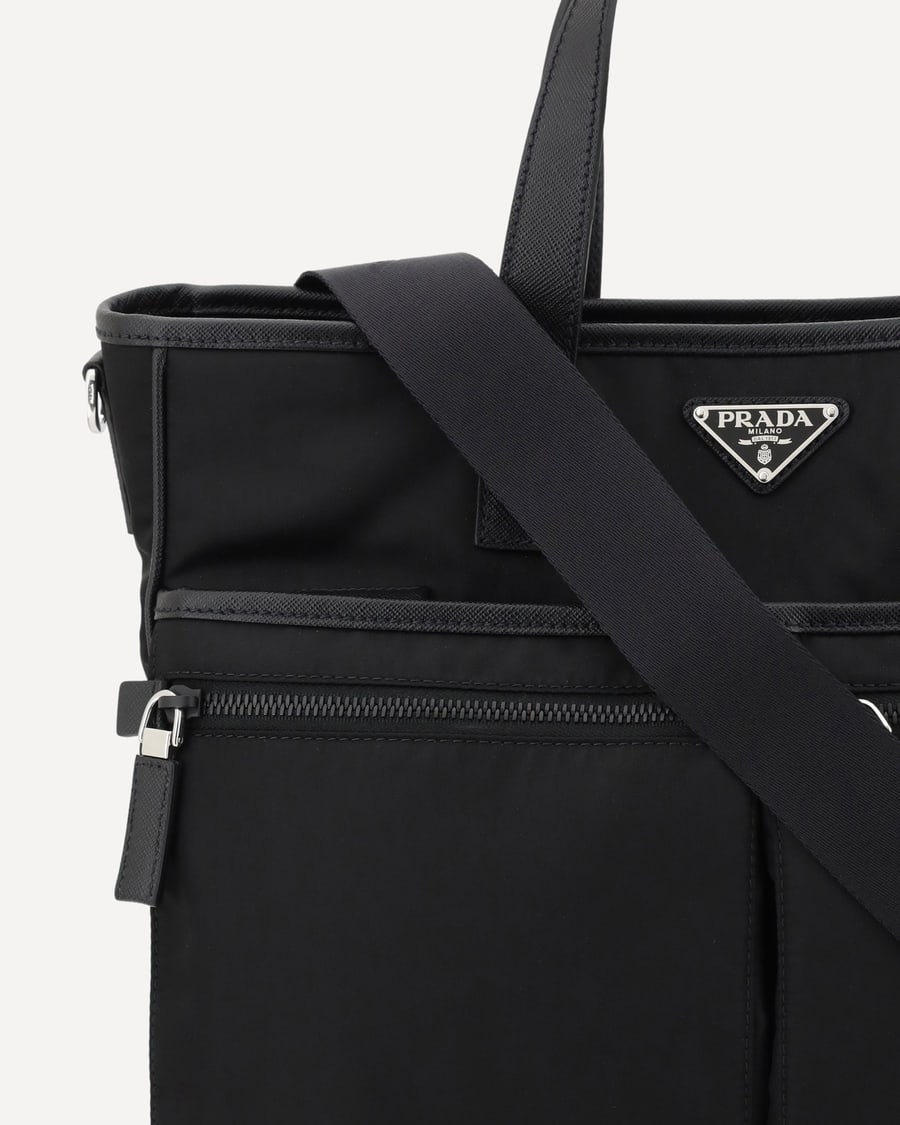 Prada Logoed Tote Bag, view 6