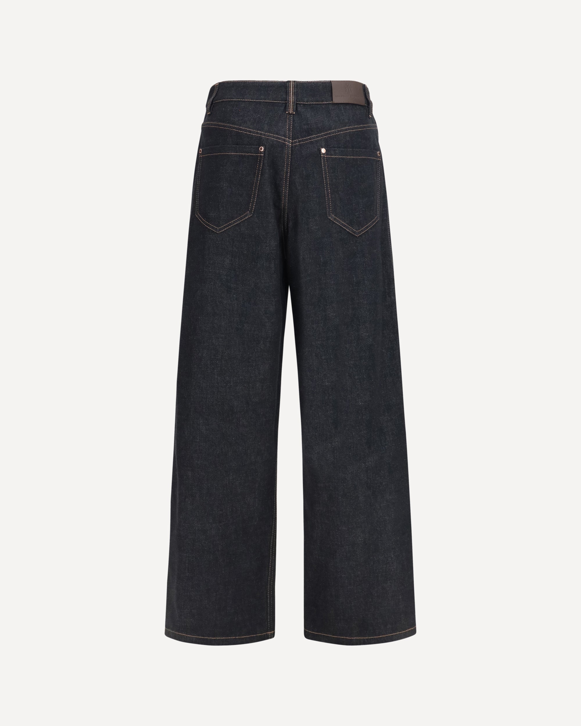 Brunello Cucinelli Straight-leg denim Jeans, view 2