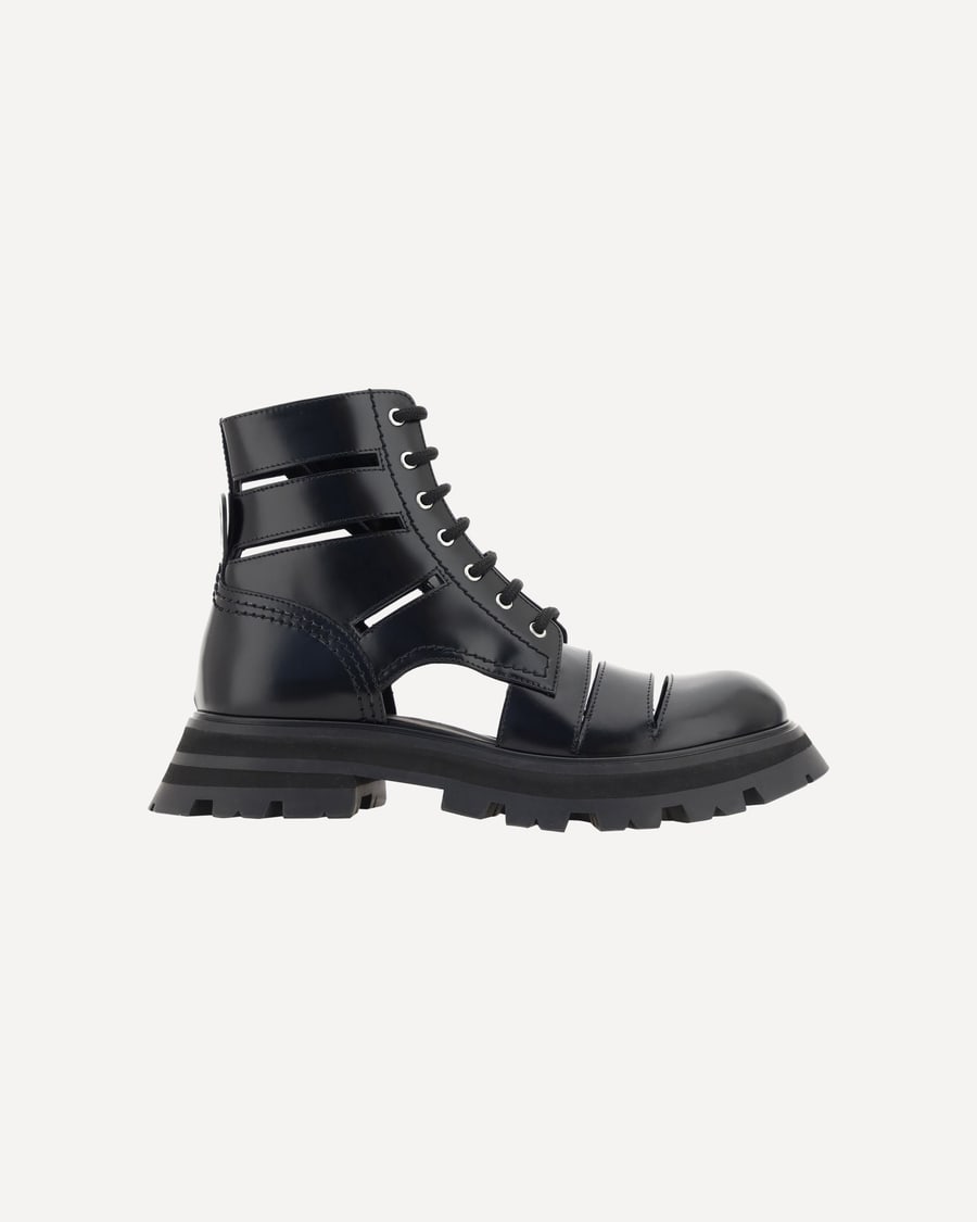Alexander McQueen Wander Combat Boots, view 3