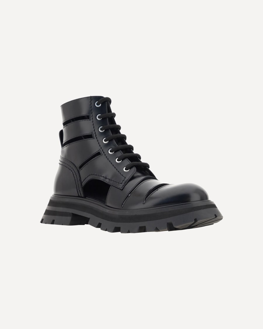Alexander McQueen Wander Combat Boots, view 4