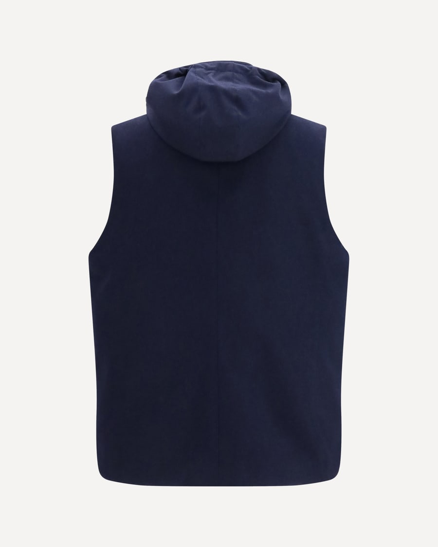 Brunello Cucinelli Wool Down Vest, view 4