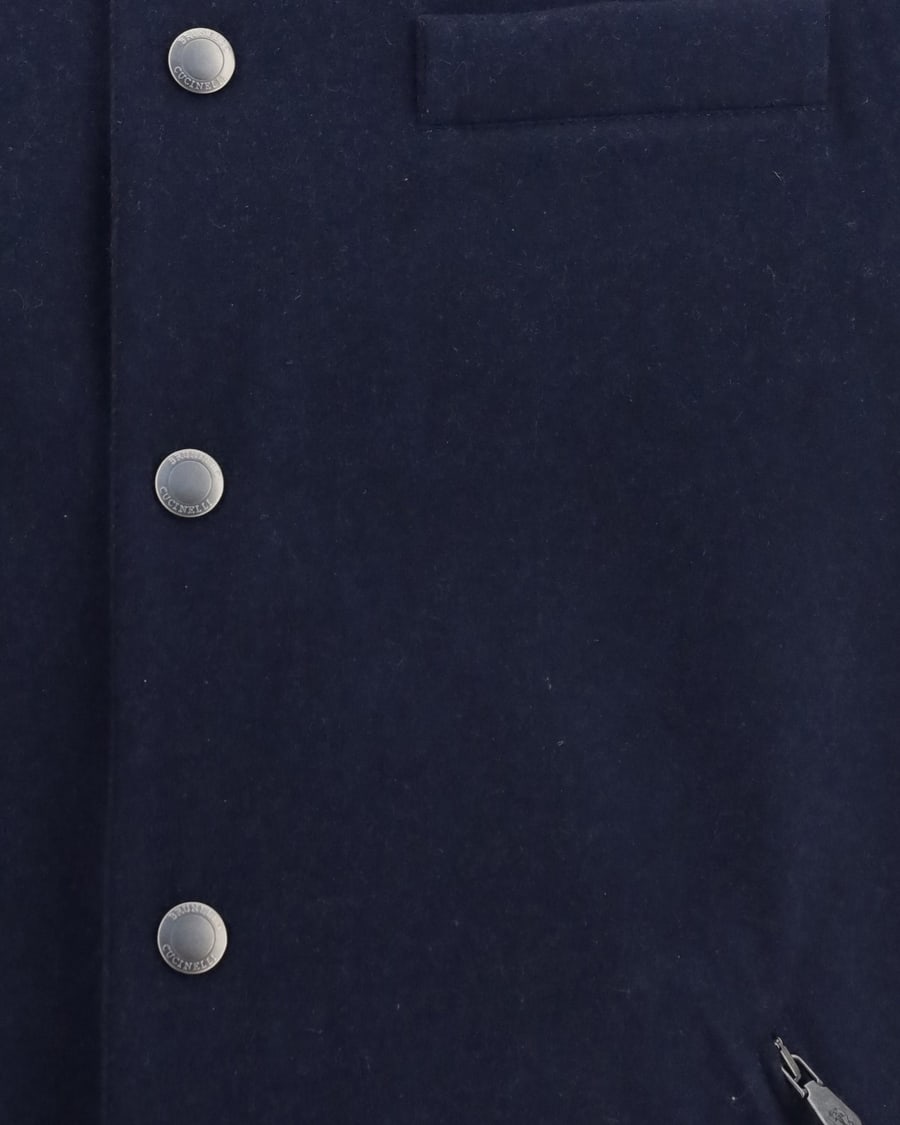 Brunello Cucinelli Wool Down Vest, view 5