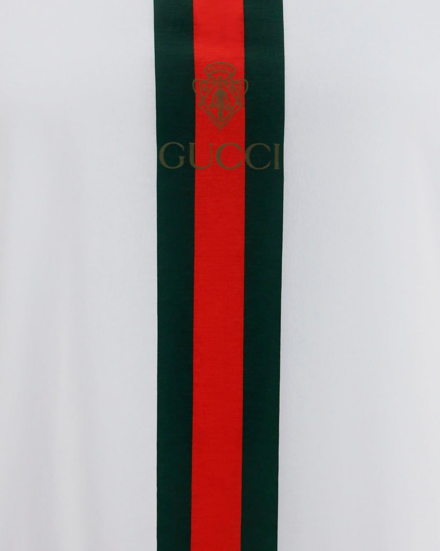 Gucci Printed cotton jersey T-shirt, view 5