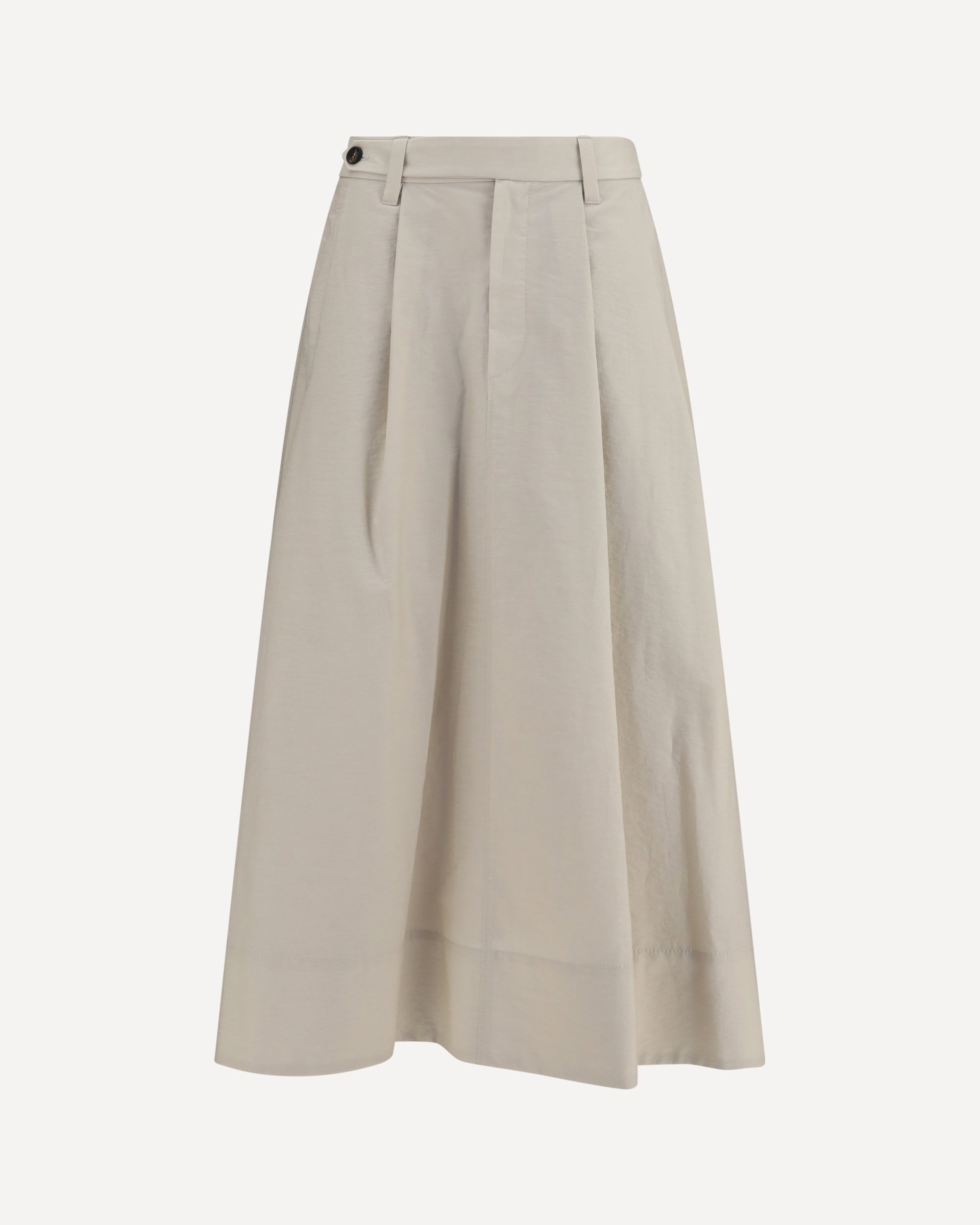 Brunello Cucinelli Cotton poplin Skirt with monili detail